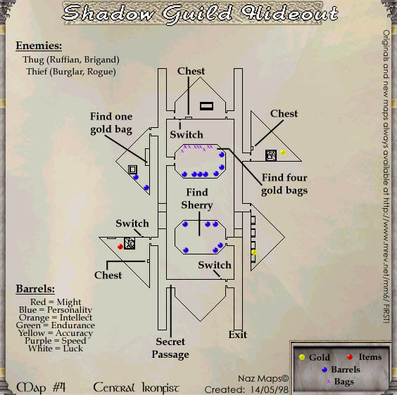 MM6 Dungeon Maps